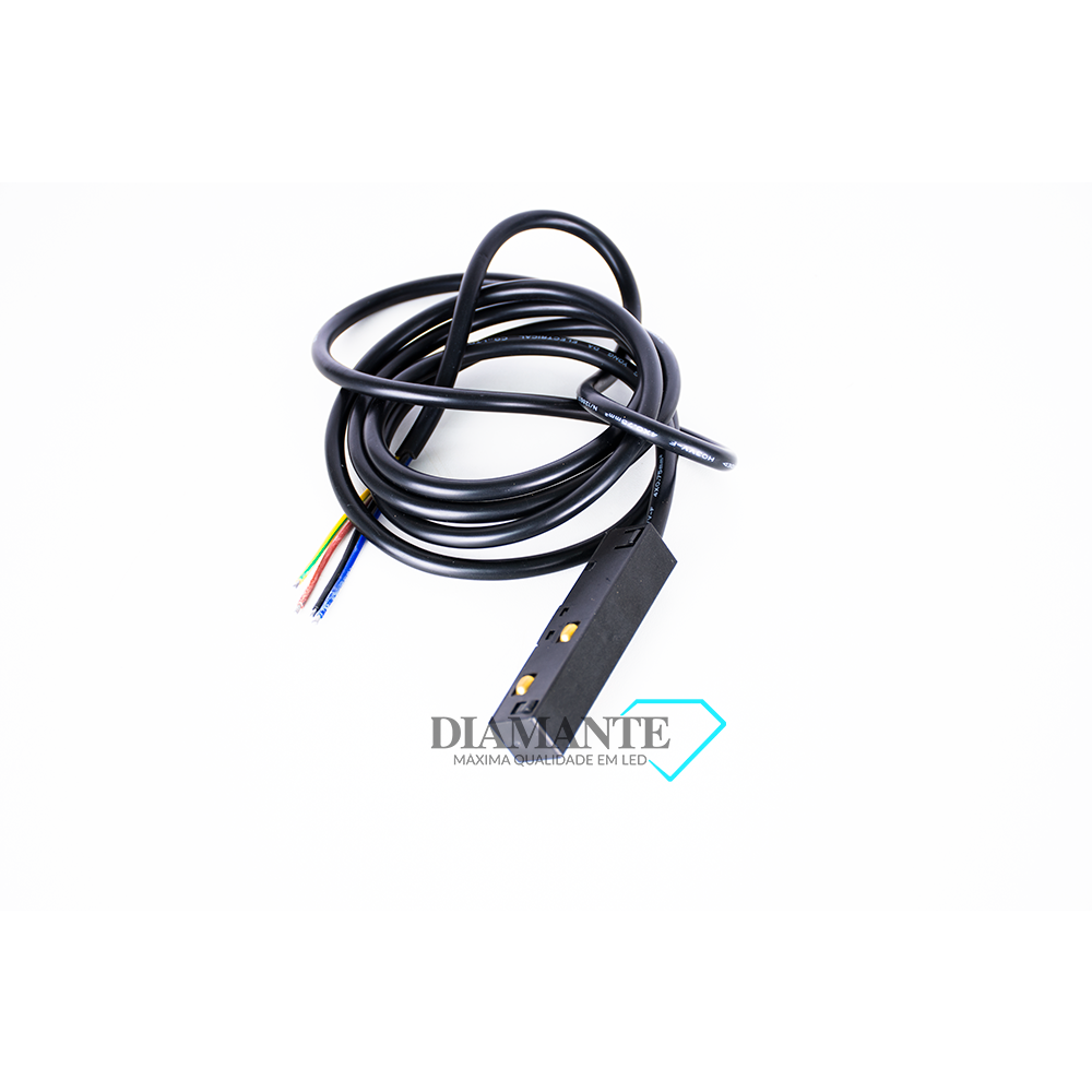 CONECTOR 2M WIRE INPUT BLACK