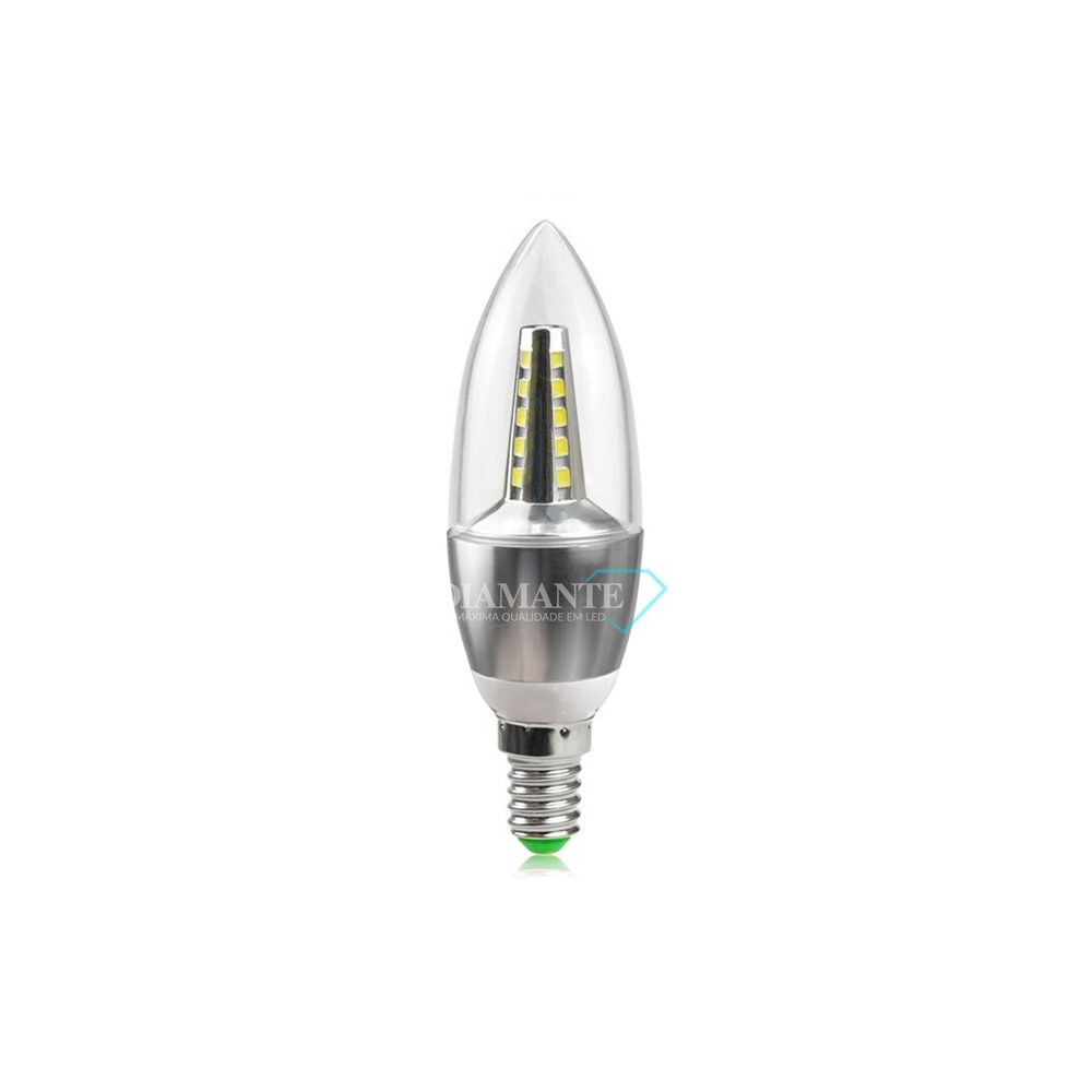 LÂMPADA LED DIAMANTE TIPO VELA 5W-6000K