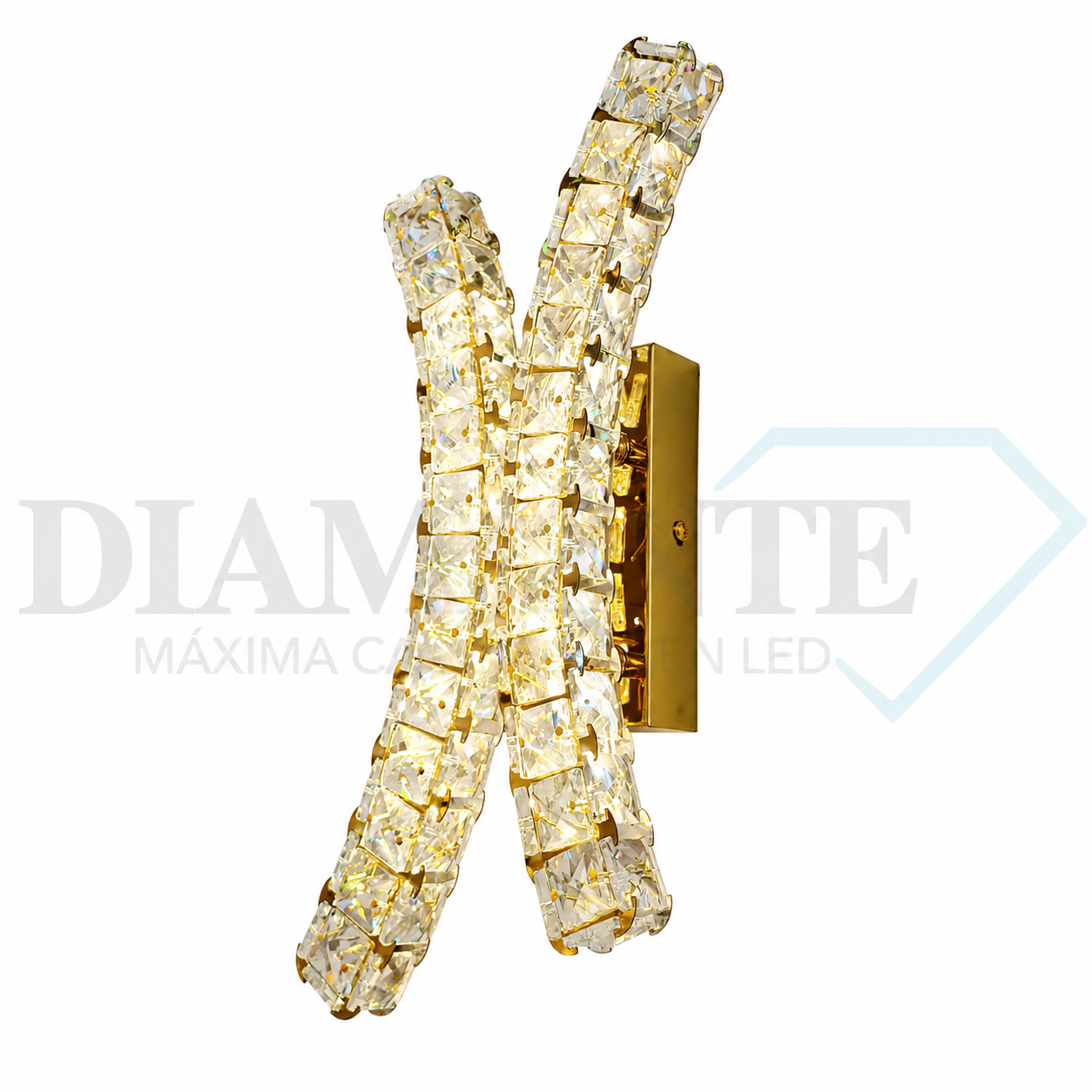 ARANDELA CRISTAL GD 3 COLOR